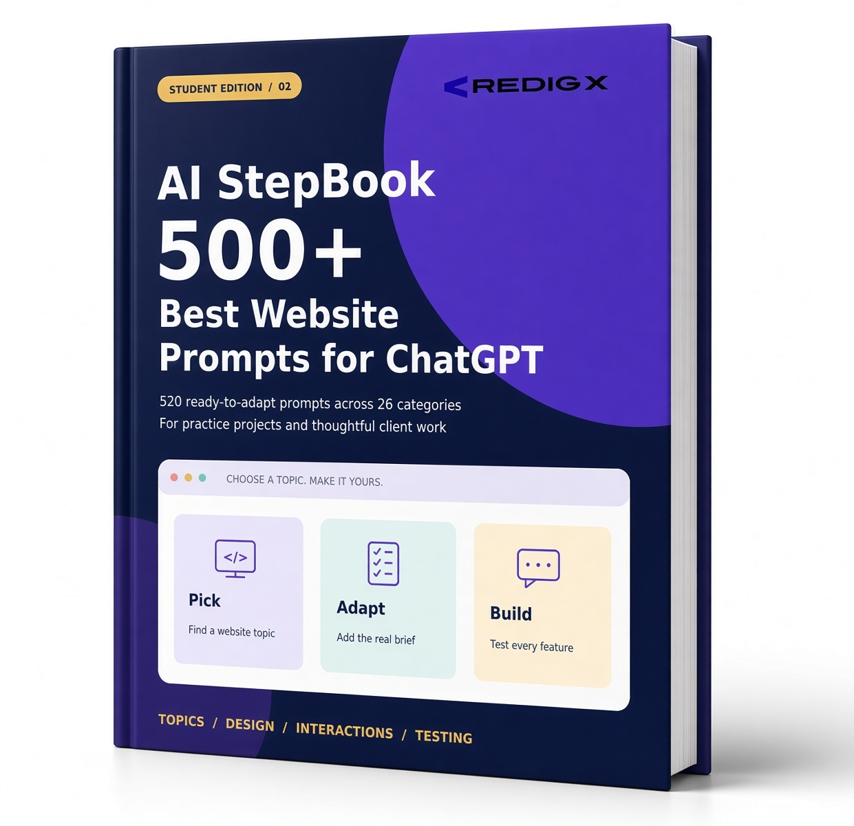 500+ Best Website Prompts for ChatGPT book cover